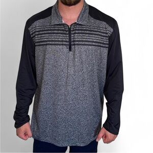 Black and grey PGA Tour quarter zip pullover size xxl